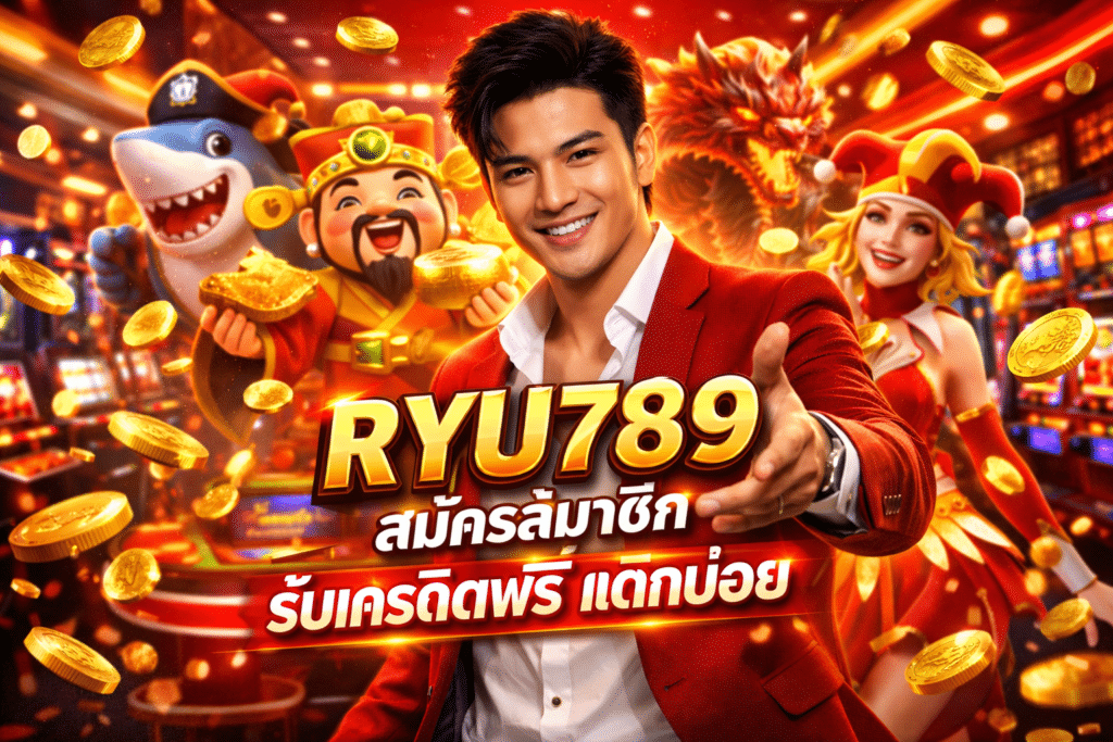RYU789 สมัครสมาชิก รับเครดิตฟรี แตกบ่อย บัญชีปลอดภัย