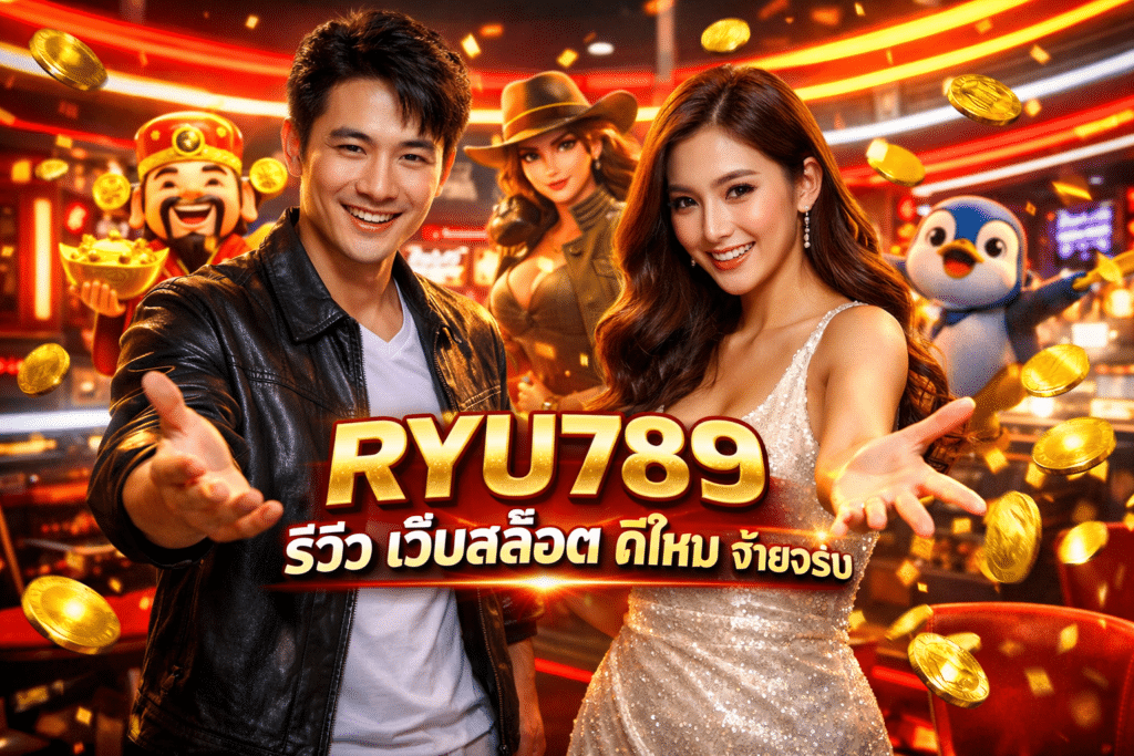 RYU789 รีวิว เว็บสล็อต ดีไหม จ่ายจริง เกมหลากหลาย แตกง่าย