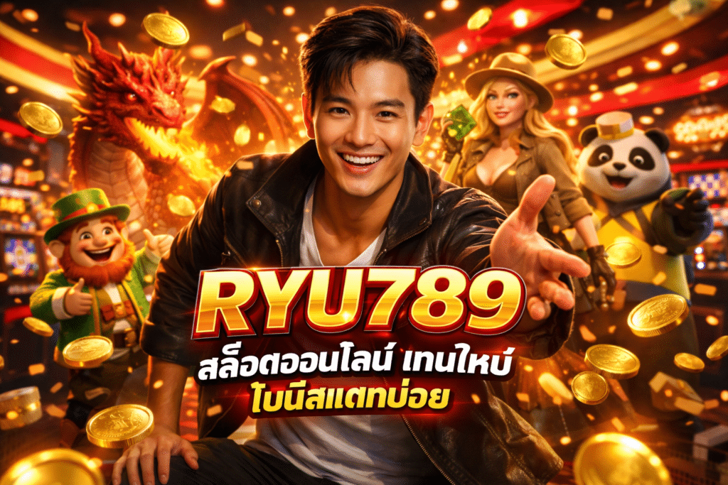 RYU789 สล็อตออนไลน์ เกมใหม่ โบนัสแตกบ่อย ฝากถอนออโต้ทันใจ