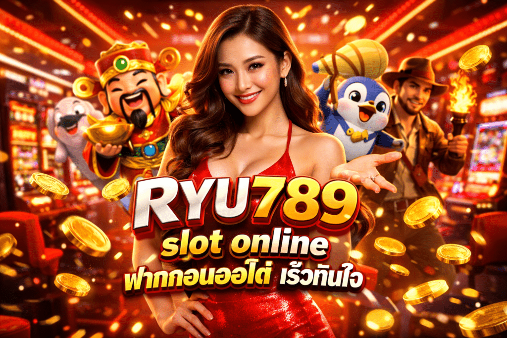 RYU789 slot online ฝากออโต้ ถอนเงินได้จริง เร็วทันใจ